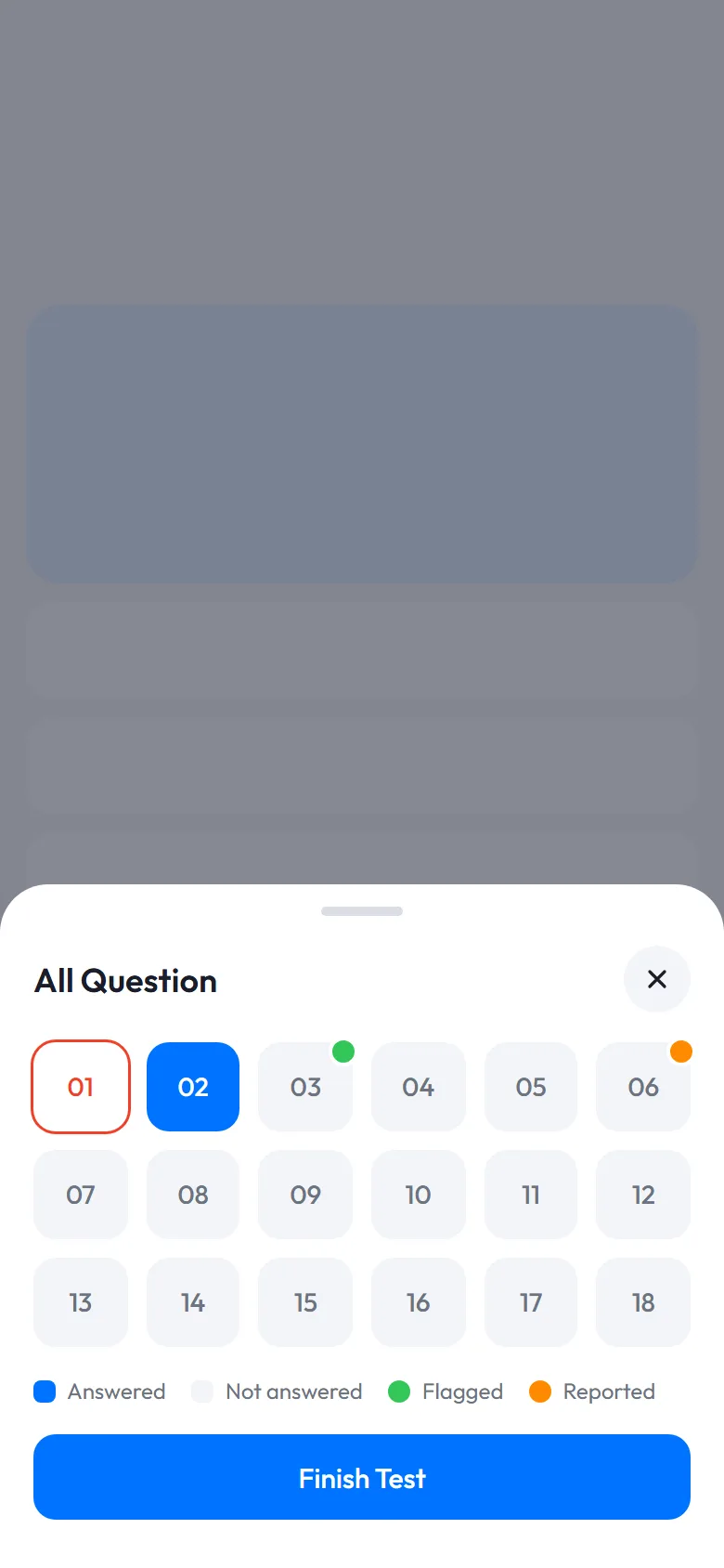 Mock tests detail
